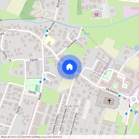 ul. Myśliwska, Żwaków, Tychy, śląskie