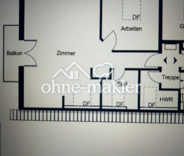 Schöne 2-Zimmer-Wohnung mit Balkon, Grün- & Blicklage von Privat. A... - Photo 1
