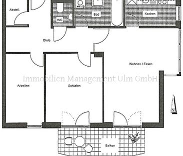 3-Zimmer Wohnung mit Balkon in Parkatmosphäre! - Photo 2