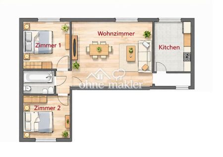 Frisch sanierte 3-Zimmerwohnung in Brühl Zentrum - Foto 3
