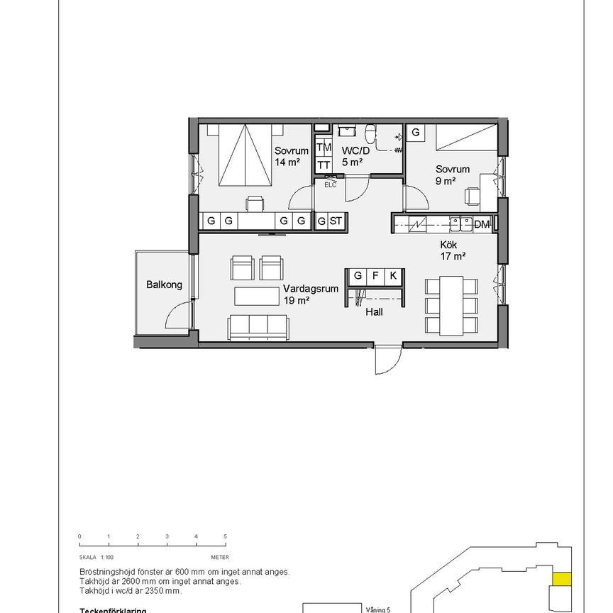 Ledig från 1 mars 2025. Hyra exkl. kostnad för varm- och kallvatten. - Foto 2