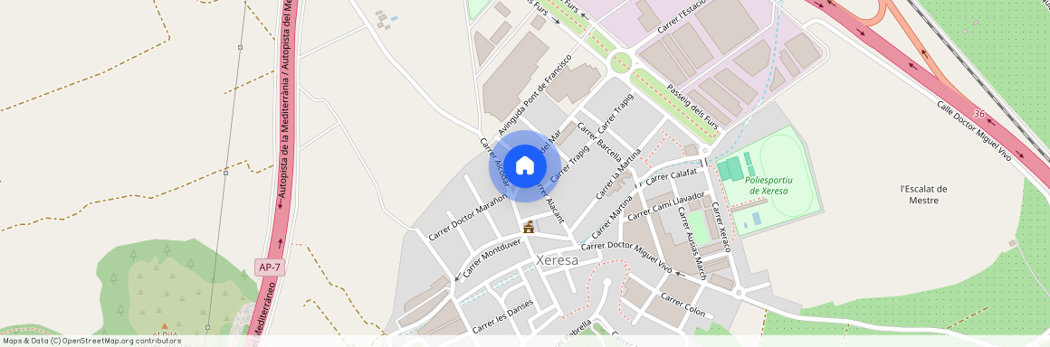 Plaza Elíptica - República Argentina, - Carrer Xeresa