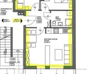 PERFEKTE 2er WG / Familienwohnung mit 3 Zimmern & Terrasse mit Gart... - Foto 3