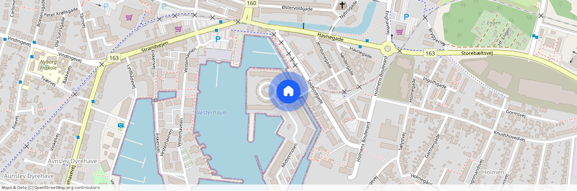 Dampskibsmolen 4 1.th., 5800 Nyborg