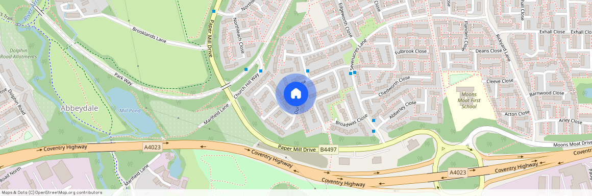 Donnington Close, Redditch B98