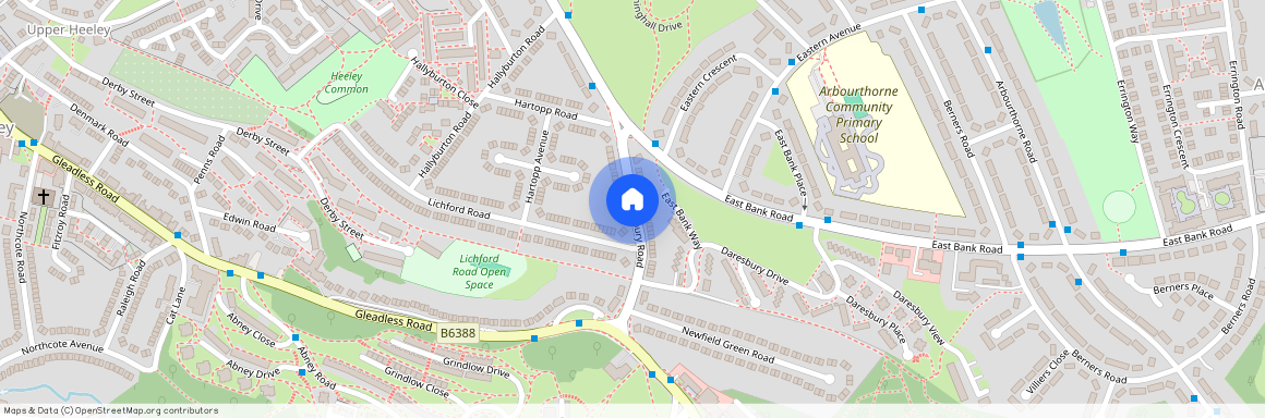 Daresbury Road, Sheffield, S2