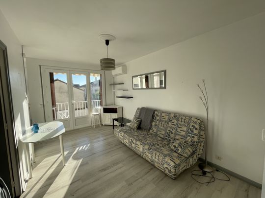 Appartement T1, meublé, à louer avec balcon, cave et parking - Photo 1