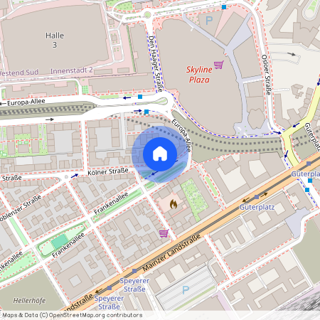 Kölner Str. 4, 60327 Frankfurt am Main, Germania