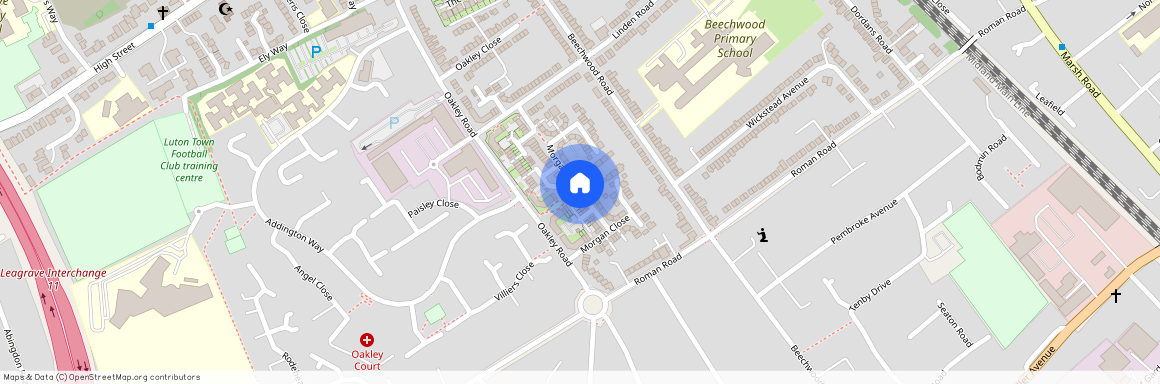 Morgan Close, Luton, Bedfordshire, LU4