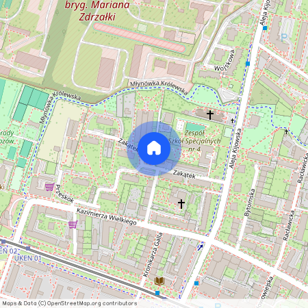 ul. Lucjana Siemieńskiego, Łobzów, Krowodrza, Kraków, małopolskie