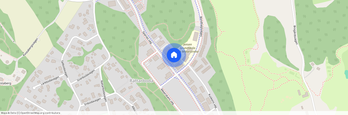 Sparres väg 13, Bro