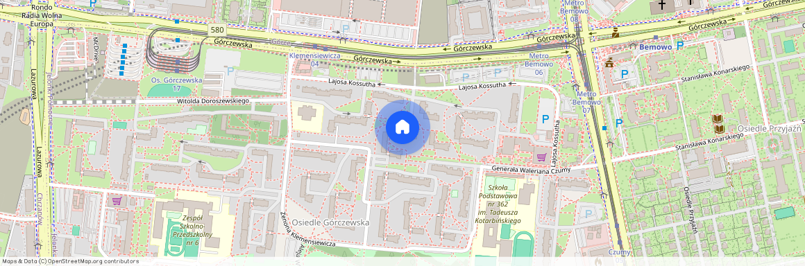 ul. Lajosa Kossutha, Jelonki Północne, Bemowo, Warszawa, mazowieckie