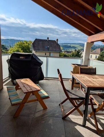 For rent 4.5 room apartment with mezzanine in Granges-Marnand - Photo 2