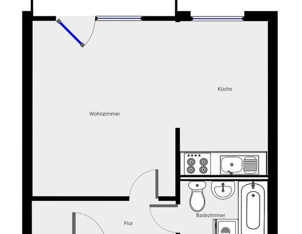 *Sicher dir 1 NKM frei bei Anmietung bis Jahresende! 1 Zimmer mit Balkon* - Photo 1