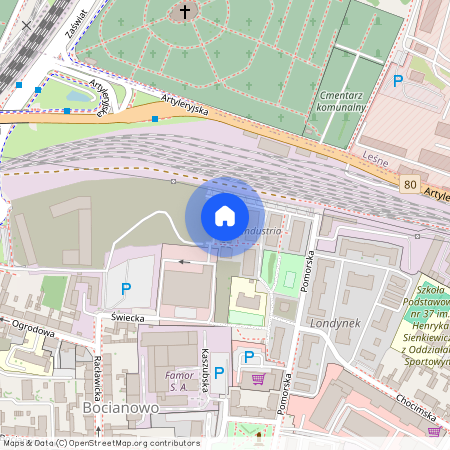 ul. Pomorska, Bocianowo, Bydgoszcz, kujawsko-pomorskie