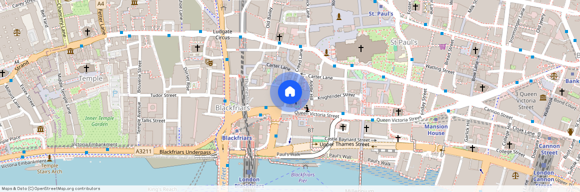 St. Andrews Hill London EC4V, London, EC4V