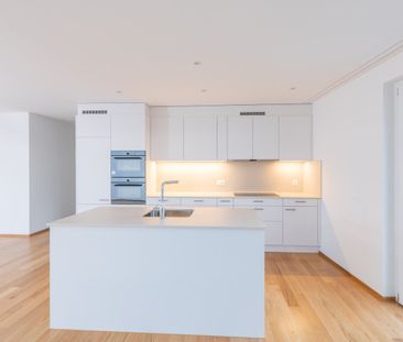 Moderne 2.5-Zimmer-Dachwohnung mit Stadtpanorama in Binningen - Photo 2