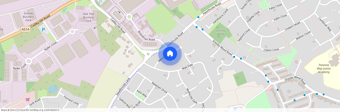 Westacre Drive, Church Gresley, Swadlincote, Derbyshire, DE11 9RW