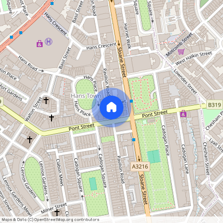 Pont Street, Knightsbridge, London, SW1X