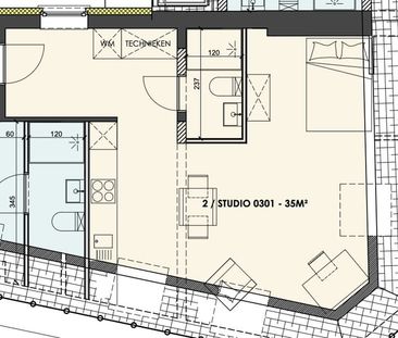 Studio te huur - Photo 2