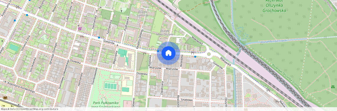 ul. Szaserów, Gocławek, Praga-Południe, Warszawa, mazowieckie