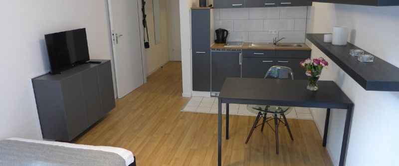 Aachen-Nähe Uni: Modern möbl., ruhiges 1-Zi-Apm. m. kl. Terrasse, all incl. - Photo 1