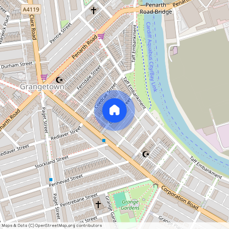 CF11 7AB Grangetown, Wales, Cardiff