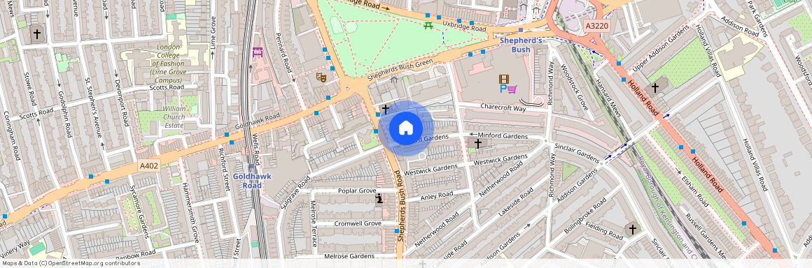 96 Minford Gardens, London W14, West London