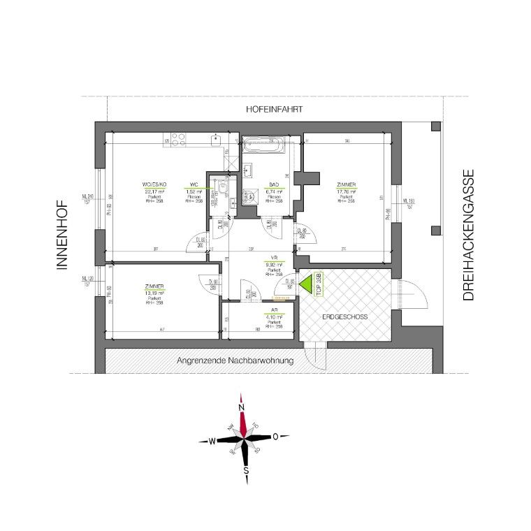 Gut aufgeteilte 3-Zimmer-Wohnung - Provisionsfrei! - Photo 2