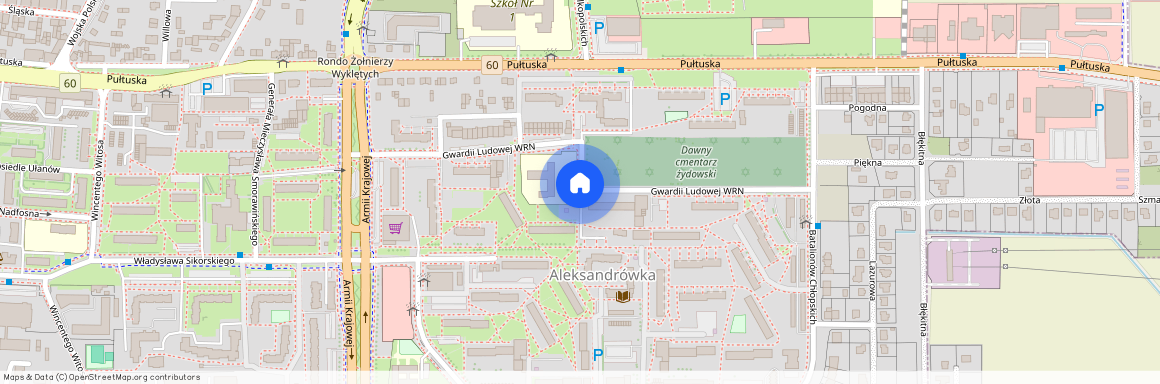 ul. Gwardii Ludowej, Ciechanów, ciechanowski, mazowieckie