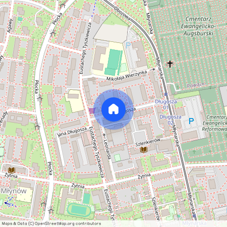 ul. Jana Długosza, Młynów, Wola, Warszawa, mazowieckie