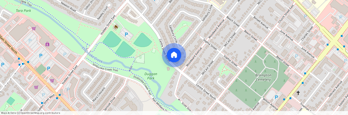 96 Centre Street, Brampton