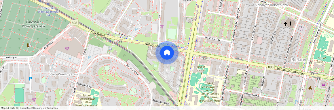 ul. Wólczyńska, Chomiczówka, Bielany, Warszawa, mazowieckie