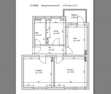3-Raum-Wohnung mit Balkon - VO586 - Foto 2
