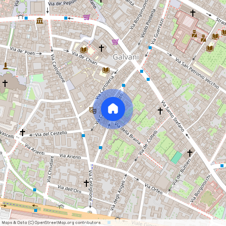 Via Rialto, Bologna, Emilia-Romagna 40124