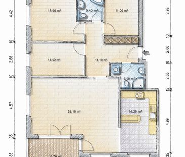 Wohnung top ausgebaut mit Fernsicht - Photo 4