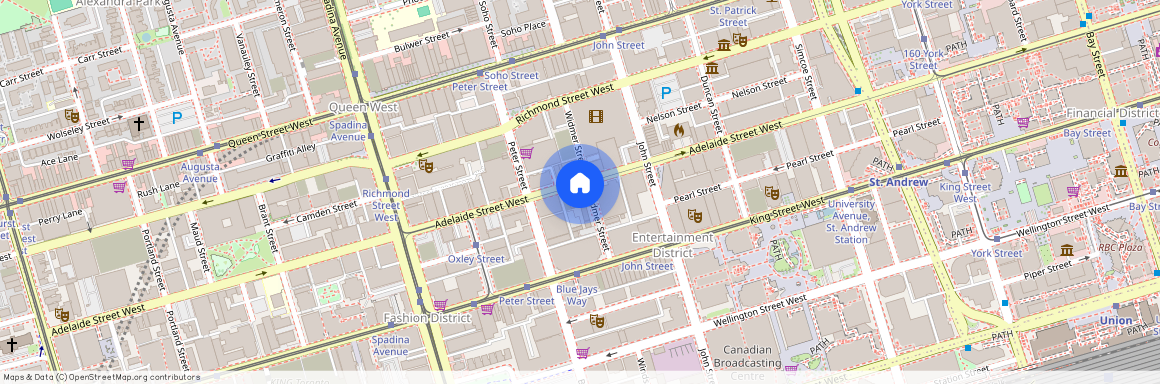 38 Widmer Street, Toronto