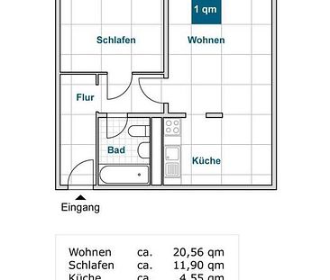 Zuhause fühlen: Ihre neue 2-Zimmer-Wohnung, zum kreativ werden! - Foto 1