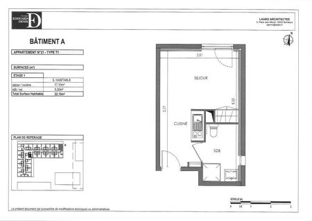 Location Appartement 1 pièce 22m² VILLENAVE D ORNON 33140 - Photo 5