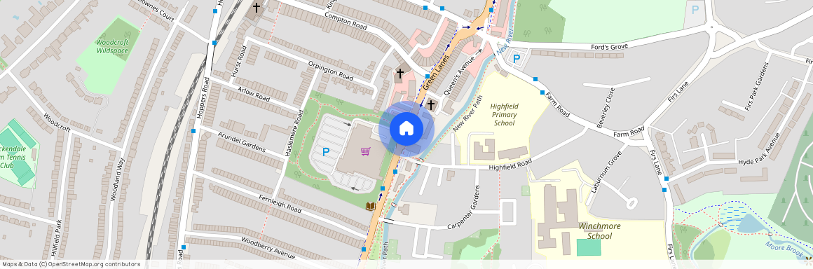 Green Lanes, Winchmore Hill N21 3RX