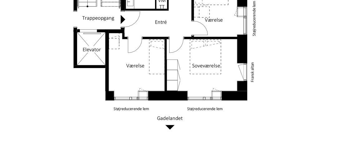 Gadelandet 22B, 3. tv - Foto 1