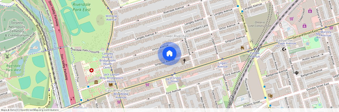 96 Simpson Avenue Unit# Lower, Toronto