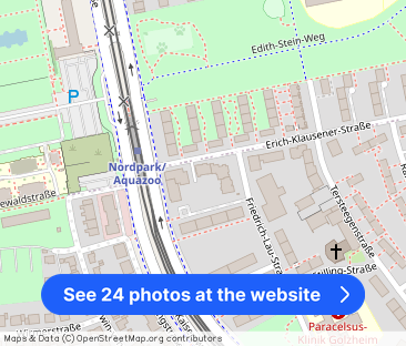 Gepflegte, voll möblierte 4-Zimmer-Wohnung mit Balkon – Nähe Nordpark - Photo 1