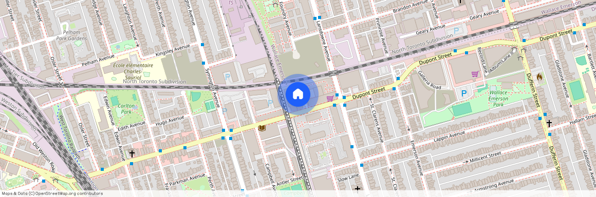 Fuse Lofts, #1604, 1410-1420 Dupont Street, Wallace Emerson, Toronto