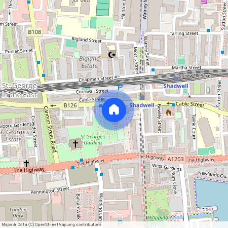 Cable Street, Shadwell, London, E1