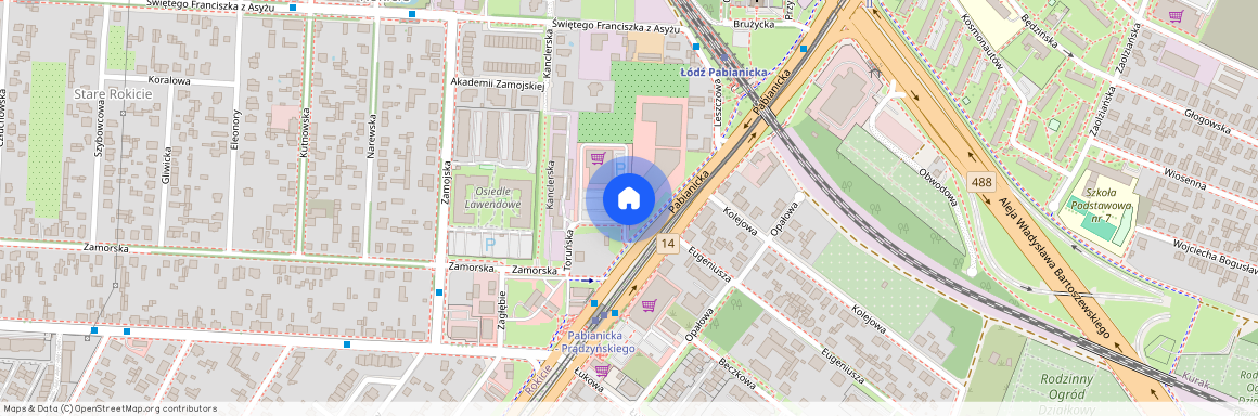 Legionów 77, Ruda Pabianicka, Górna, Łódź, łódzkie