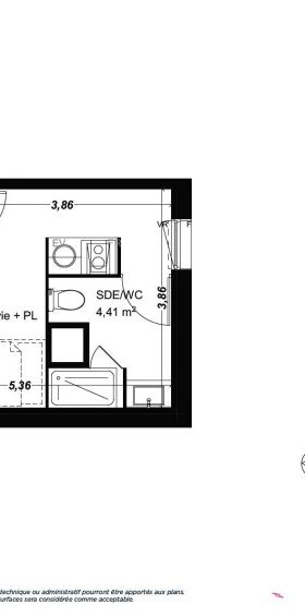 Location Appartement 1 pièce 17m² FRANQUEVILLE ST PIERRE 76520 - Photo 2