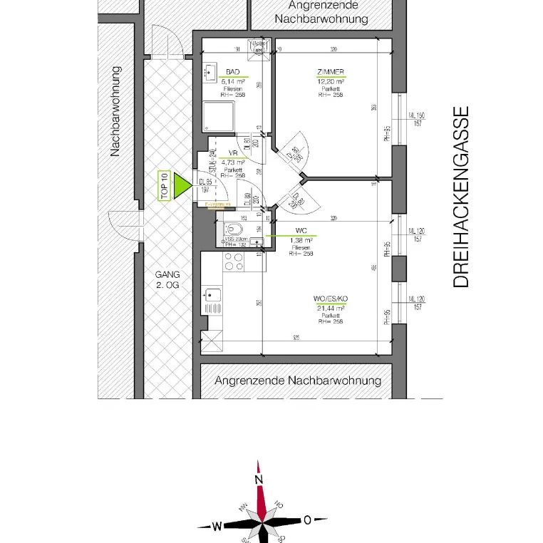 2 Zimmer Wohnung in der Dreihackengasse - Provisionsfrei! - Photo 2