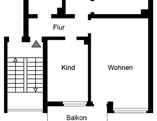 Bad mit Fenster - Gut geschnittene 3-Zimmer-Wohnung in Moers Asberg - Foto 1