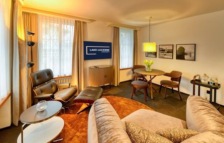 "Exkl. möbliertes Apartment in der Villa Felsenau in Hergiswil am See" - Photo 2